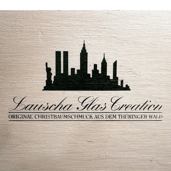 RARE Set of 3 New York Hand Blown Glass Ornaments Lauscha Glas Creation Saks - Picture 11 of 12